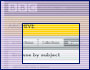 New CMS work in progress - keywords © BBC.